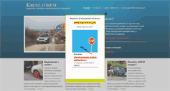 Desktop Screenshot of kreszforum.hu