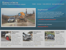 Tablet Screenshot of kreszforum.hu